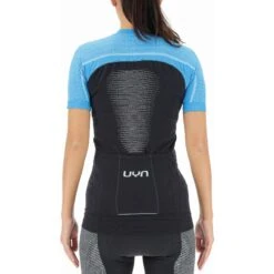 UYN Biking Granfondo T-Shirt Dames - Blackboard/Danube Blue -Fiets Verkoop uyn biking granfondo lady shirt blackboard danube blue 3 981417