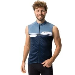 Vaude Posta FZ Fietsshirt SL - Blue Grey