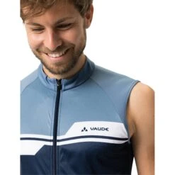 Vaude Posta FZ Fietsshirt SL - Blue Grey -Fiets Verkoop vaude mens posta fz tricot sl blue grey 6 1381301