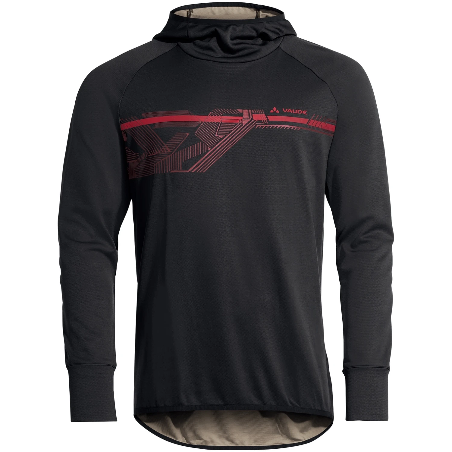 Vaude Qimsa Hoodie Heren - Zwart 3 Vaude Qimsa Hoodie Heren - Zwart - Afbeelding 3