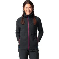 Vaude Yaras Fleece Jas Dames - Zwart