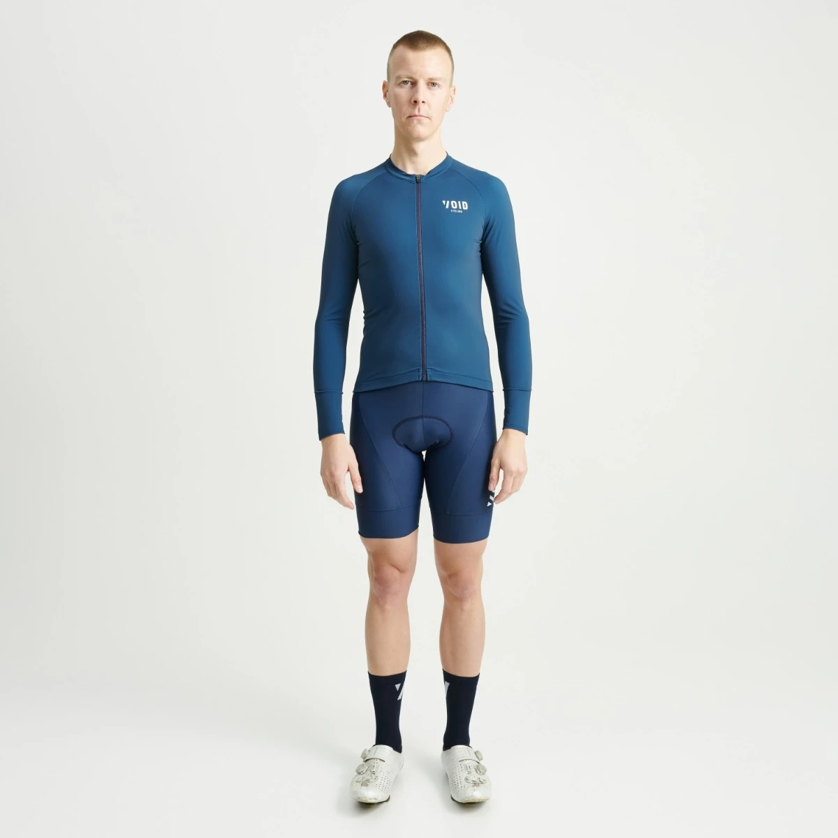 VOID Cycling Pure 2.0 Long Sleeve Cycling Jersey - Dark Blue 3 VOID Cycling Pure 2.0 Long Sleeve Cycling Jersey - Dark Blue - Afbeelding 3
