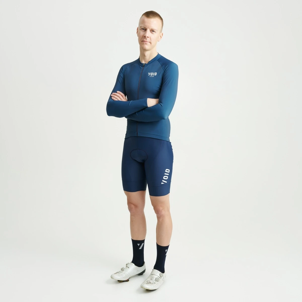 VOID Cycling Pure 2.0 Long Sleeve Cycling Jersey - Dark Blue 4 VOID Cycling Pure 2.0 Long Sleeve Cycling Jersey - Dark Blue - Afbeelding 4