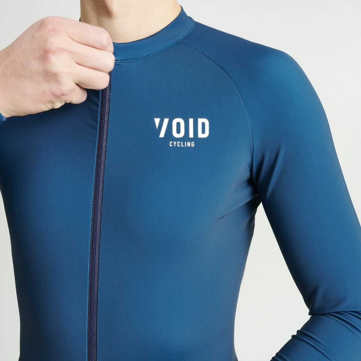 VOID Cycling Pure 2.0 Long Sleeve Cycling Jersey - Dark Blue 6 VOID Cycling Pure 2.0 Long Sleeve Cycling Jersey - Dark Blue - Afbeelding 6