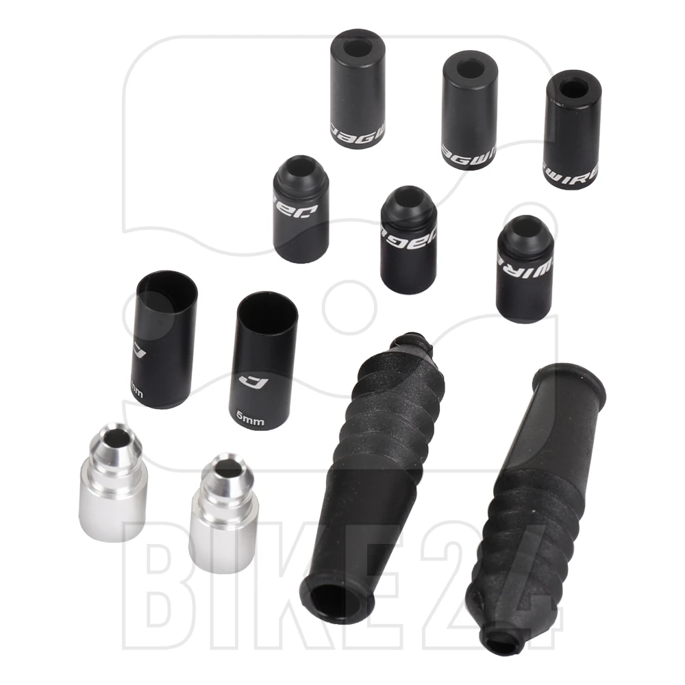 Jagwire Mountain Elite Link Kit Service Parts - End Caps For Brake - (12 Pcs.) - CHA156 1 Jagwire Mountain Elite Link Kit Service Parts - End Caps For Brake - (12 Pcs.) - CHA156