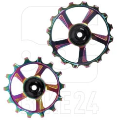 Token Skinny Fat MTB Derailleur Pulley Set - 12-speed - 14/16 Teeth - Oil Slick