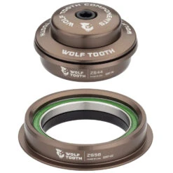 Wolf-tooth Wolf Tooth Premium Tapered Balhoofd - ZS44/28.6 | ZS56/40 - Espresso