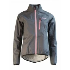 Zimtstern Boltz Packable Women's Rain Jacket - Gun Metal